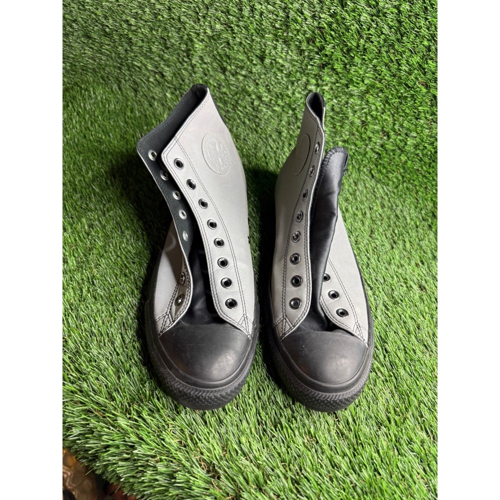 Converse Chuck Taylor Freedom Trail Silver Black Reflective Boston‎ Mens 10.5